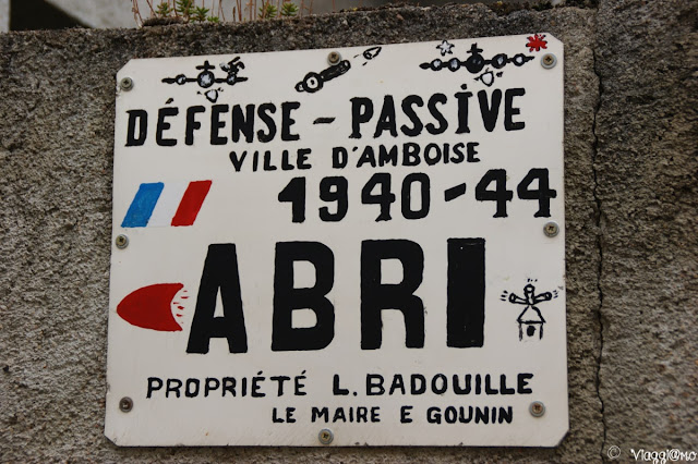 Insegna della secona guerra Mondiale ad Amboise