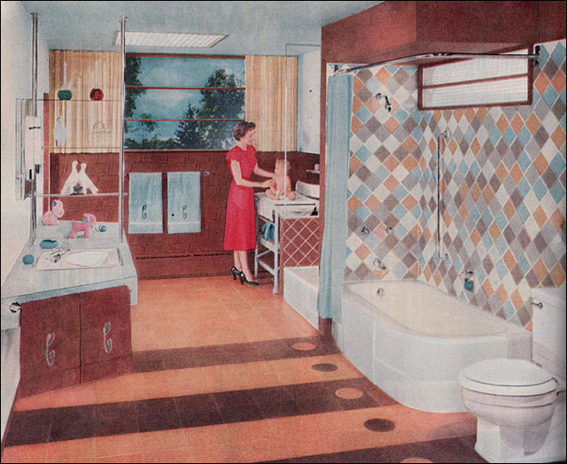 Vintage Bathrooms from 1950s