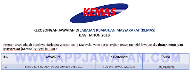 Jabatan Kemajuan Masyarakat (KEMAS)