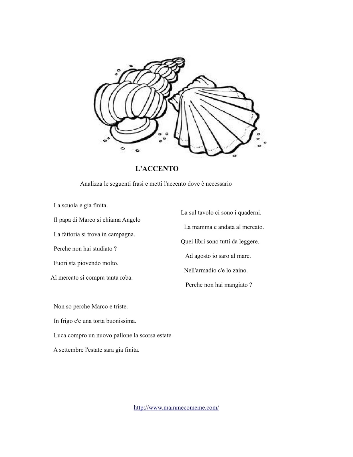 Mamme Come Me Schede Di Ripasso Di Italiano Classe Terza Elementare