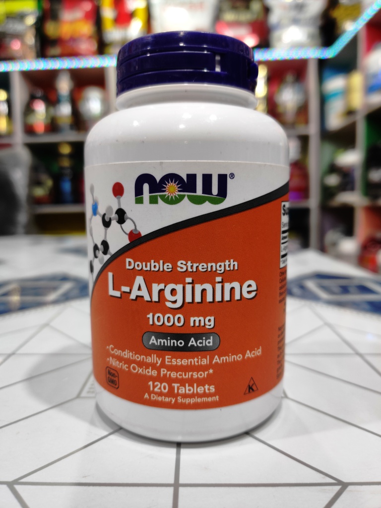 Now Foods Double Strength L Arginine 1000 Mg, 120 Tablets NCRFS