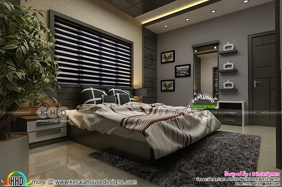 Master bedroom interior