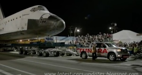 Toyota Tundra pulls Space Shuttle Endeavor: Amazing video ~ Latest Cars
