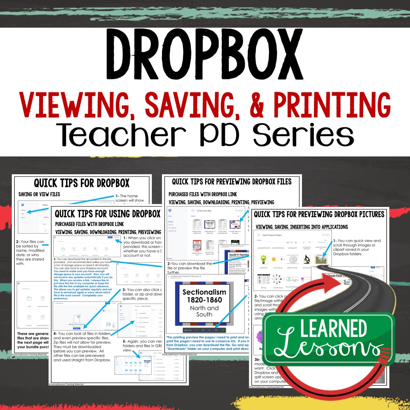 Dropbox for TpT Buyers and Sellers Tips, Instructions Teacher PD Series