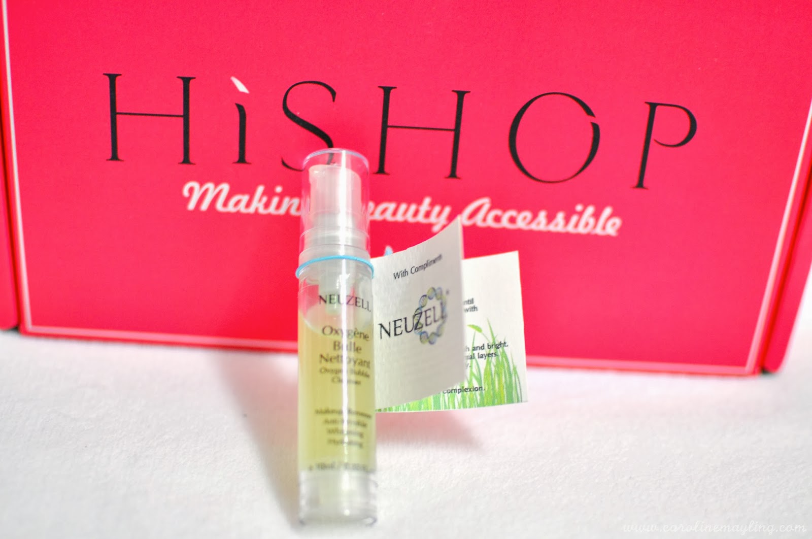 Neuzell Oxygen Bubble Cleanser on carolinemayling