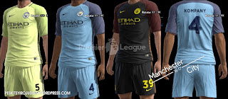 Manchester City Kits 2016/17 Beta Version Pes 2013