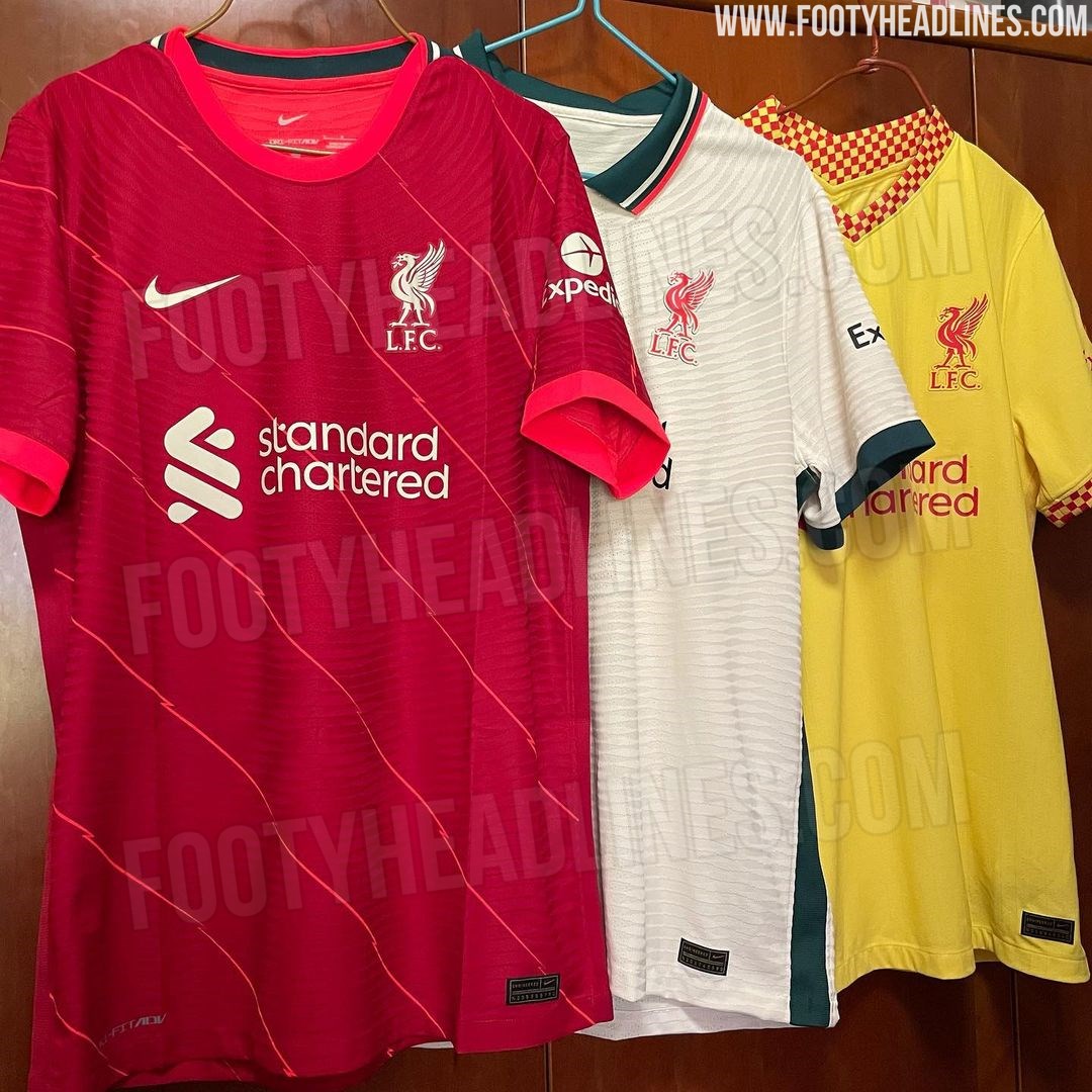 Liverpool 21-22 Home, Away, Third and Goalkeeper Kits