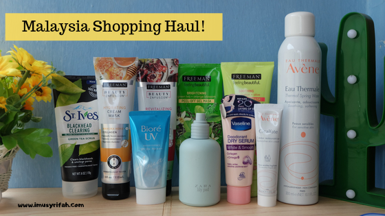 Malaysia Skincare Haul 2019