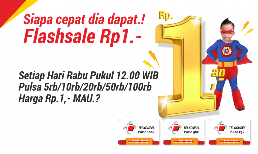 Program FlashSale Rp.1,