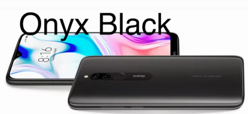 Redmi 8 smartphone in Onyx Black color