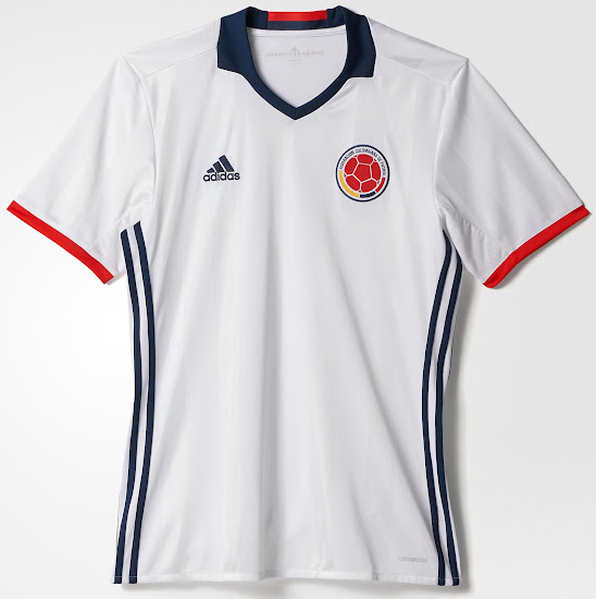 white colombia jersey