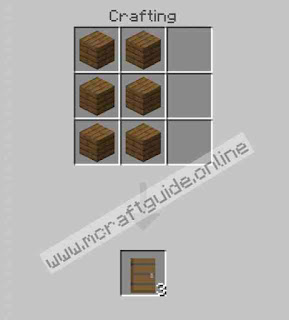 How To Make Spruce Door In Minecraft