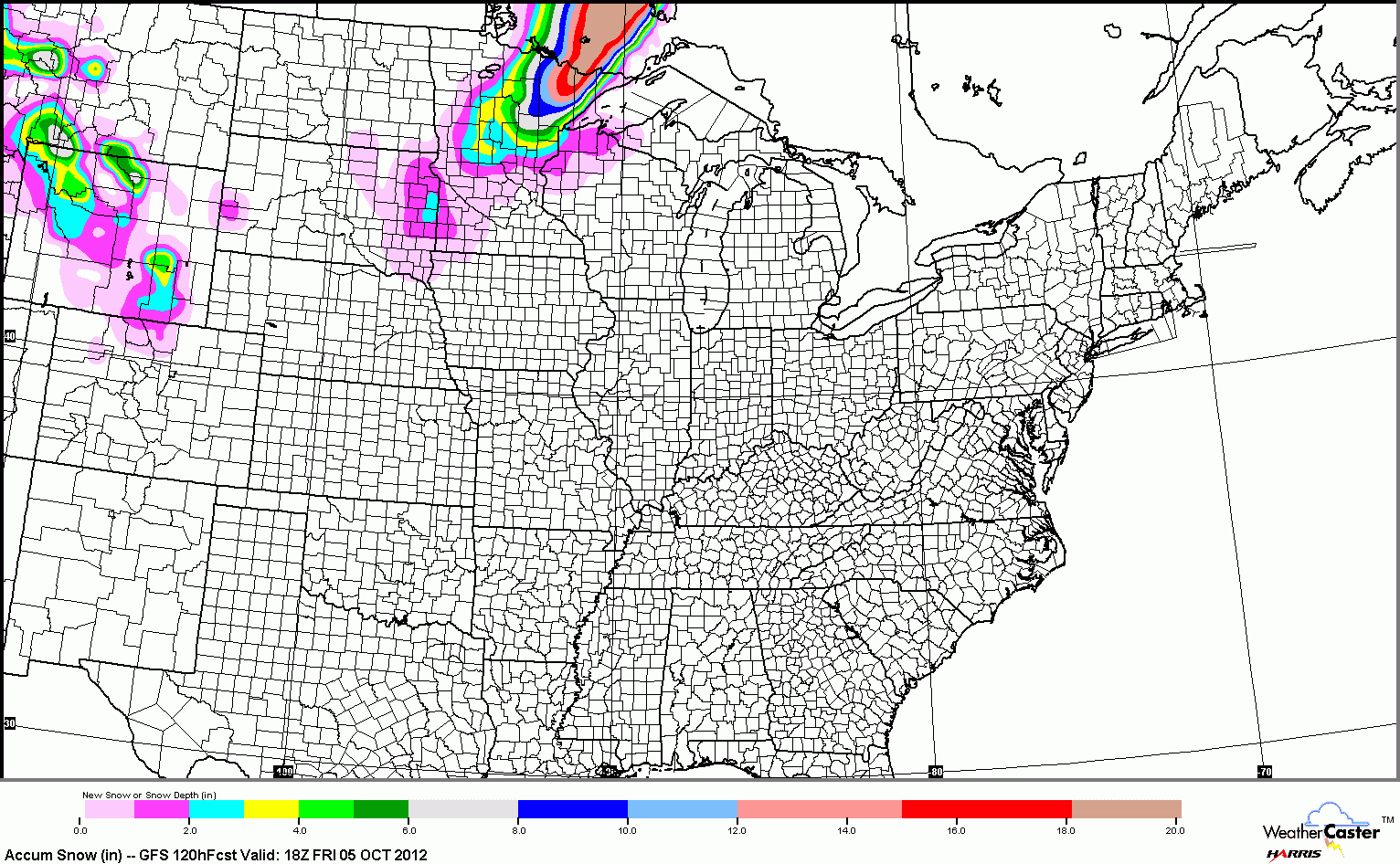 The Weather Centre **ALERT** New Model Forecast Projecting 18''+ For