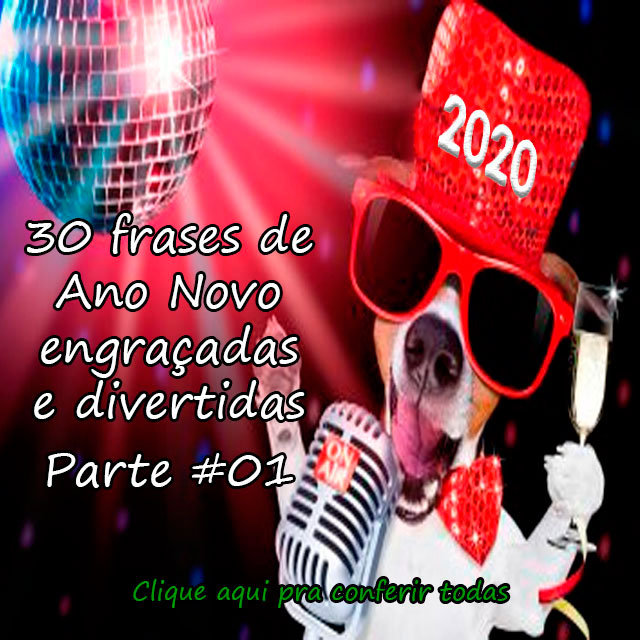 30 FRASES DE ANO NOVO ENGRAÇADAS E DIVERTIDAS - PARTE #01 NATAL E ANO NOVO