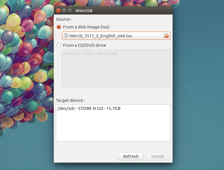 make bootable win7 usb in ubuntu