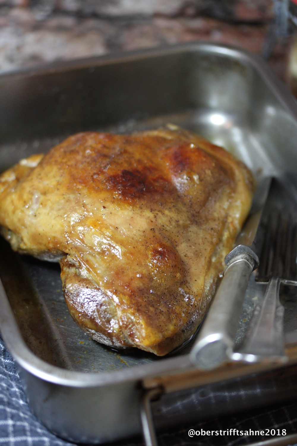 werbung fettarm und trotzdem deftig putenkeule in schwarzbiersosse