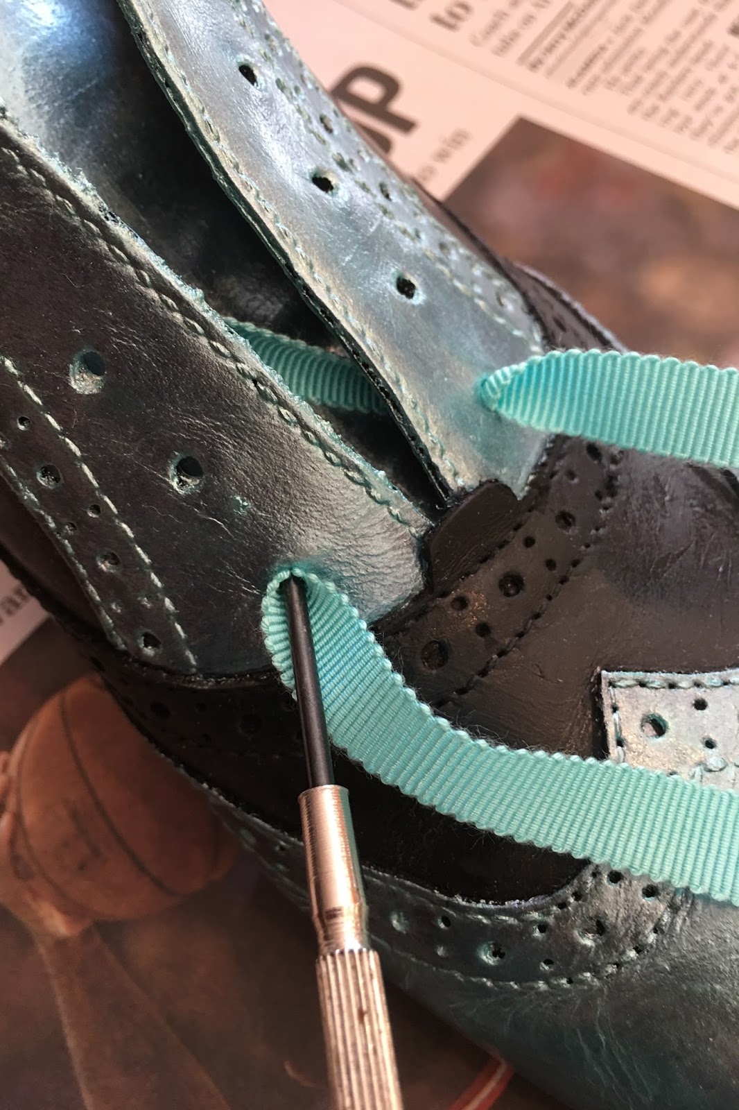 Paganoonoo Petersham Ribbon Shoelaces and Too Short Hair