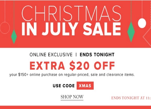 Hudson's Bay Free Shipping + Extra $20 Off Promo Code