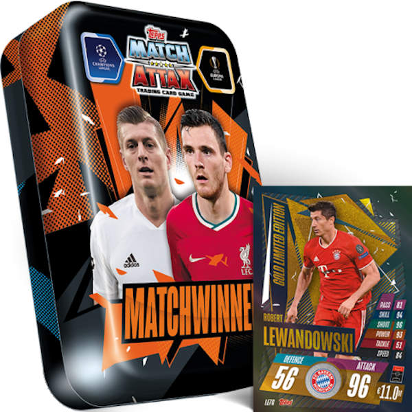 Topps Match Attax 2020//21 matchwinners Mega Lata nuevo franqueo gratuito