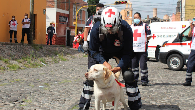 Cruz Roja Ciudad de Puebla celebra el día del Socorrista con Simulacro Operativo