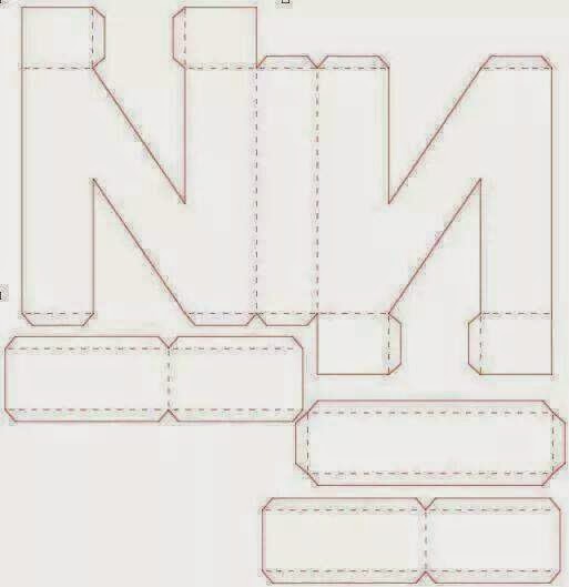 Featured image of post Molde Letra N