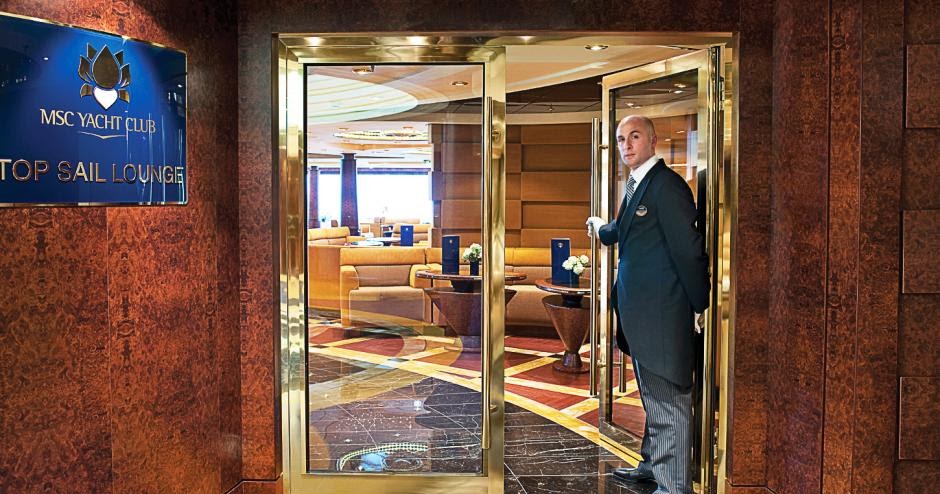 msc yacht club priority elevator