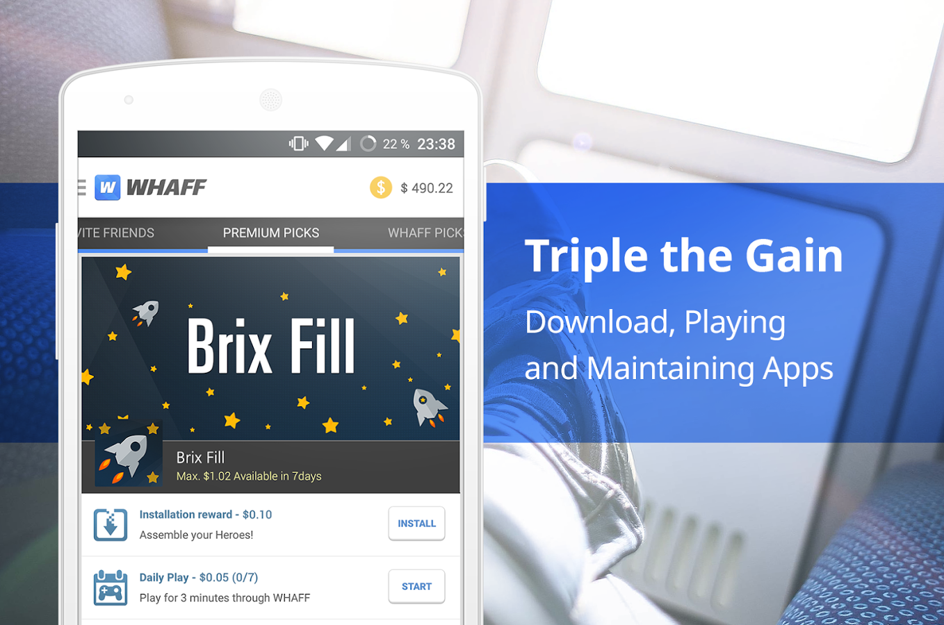 Aplikasi Penghasil Dollar Whaff Reward Genbisoft