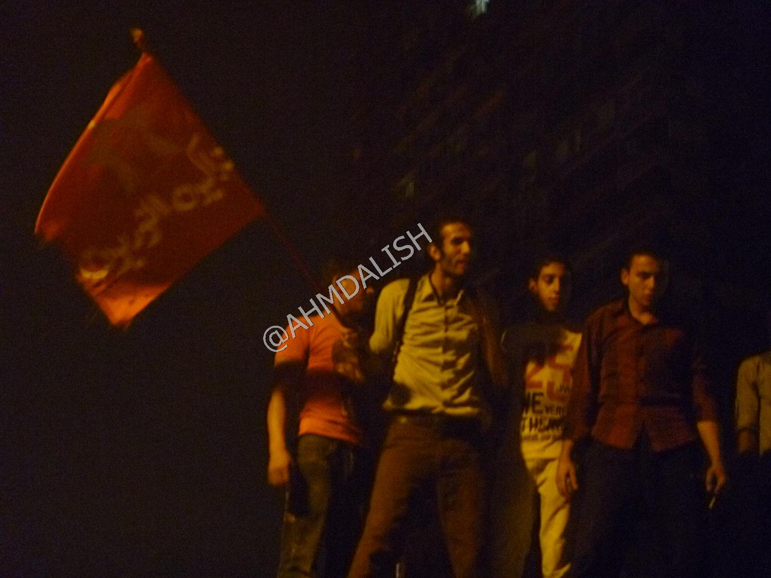 ثورة مصر ميلاد فيديوهات للمظاهرة أمام السفارة الصهيونية الليلة