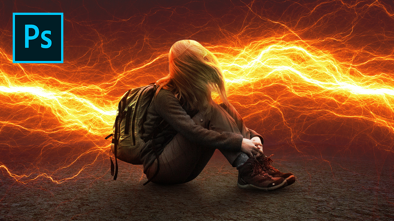 Fractal Lightning Effects Photo Manipulation
