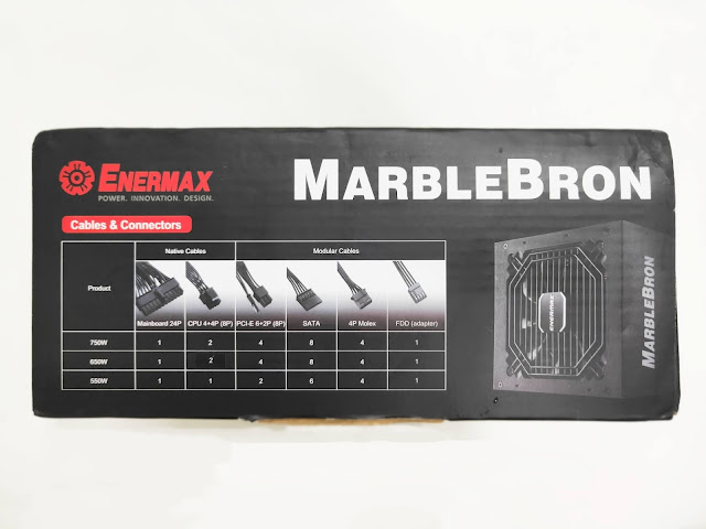 銅樣耐用 安耐美 ENERMAX 銅競魔 MARBLEBRON 650W 銅牌認證電源供應器 (  EMB650AWT )