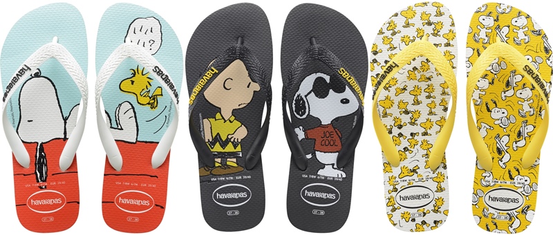 havaianas snoopy flip flops