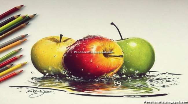 Realistic Easy Colored Pencil Drawings For Beginners - Gezegen lersavasi