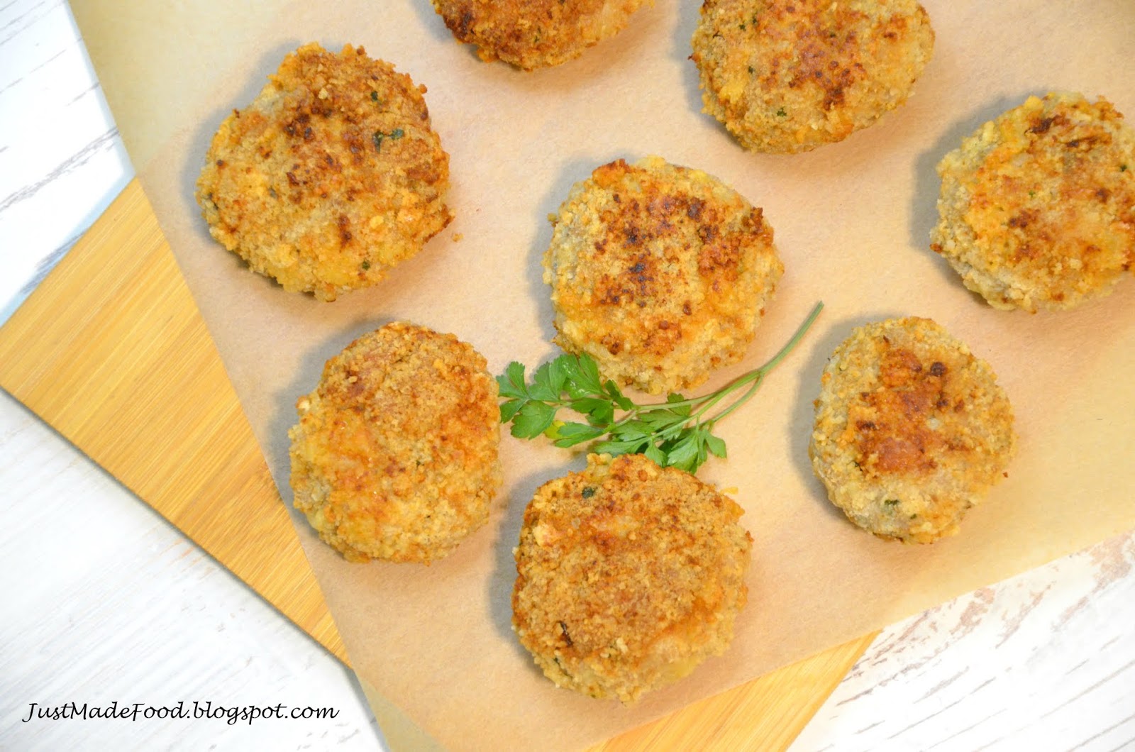 JustMadeFood Kotleciki z indyka z serem