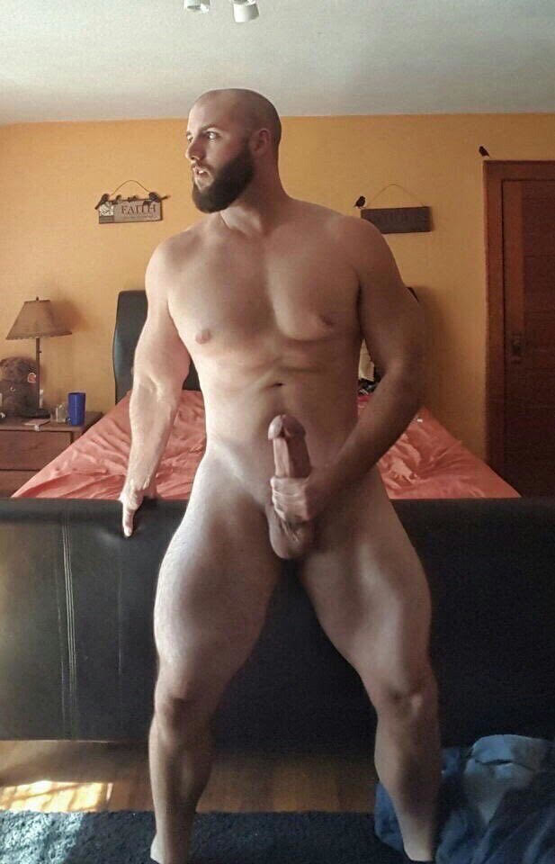 Muscle men with gigantic cocks