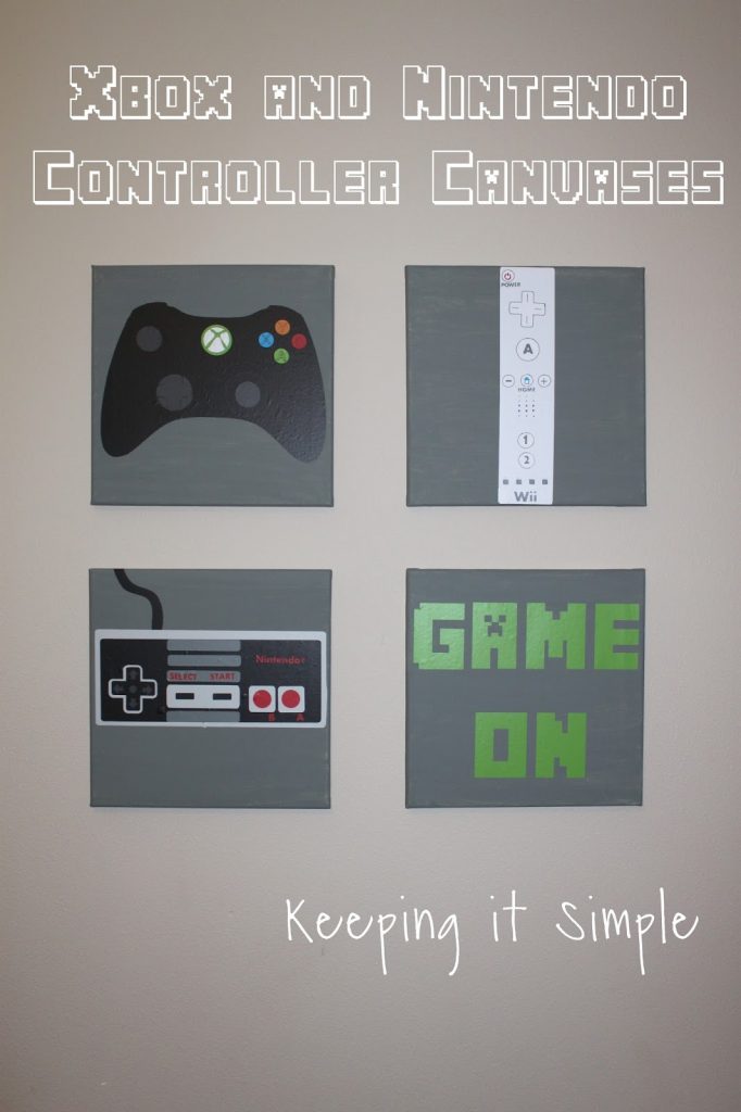 Forever Geeking DIY video game inspired room decor