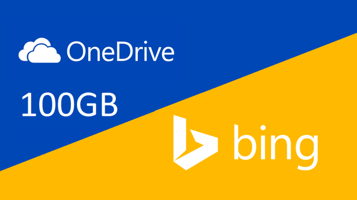 Free 100 GB space on OneDrive