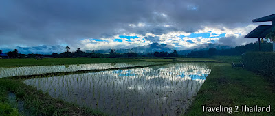 As shade of clouds in Pua, North Thailand Traveling in Thailand