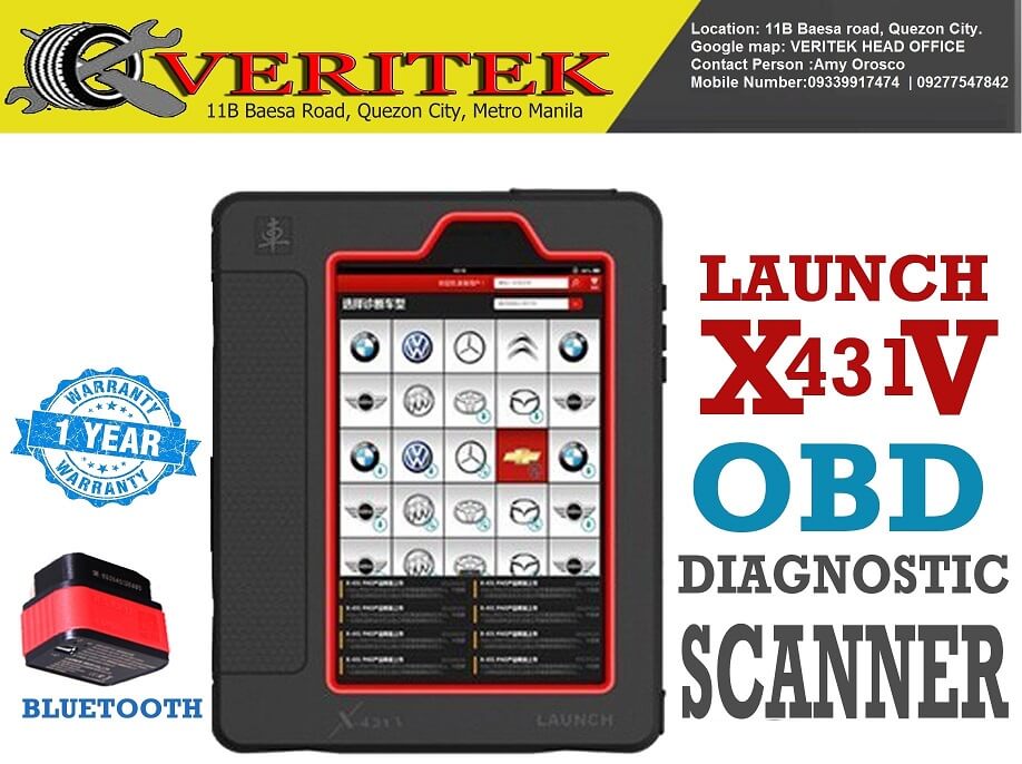 Launch X431 V(5) OBD Diagnostic Scanner Philippine Automotive