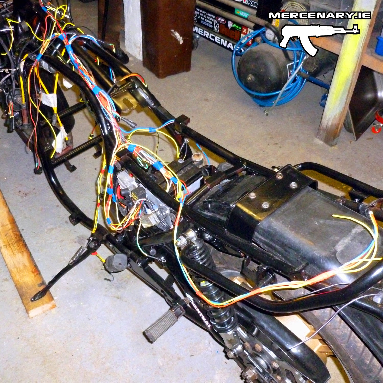 Mercenary Garage Gpz 1100 Custom Wiring