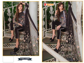 Fepic Rosemeen Cross lawn Cambric Pakistani Suits 