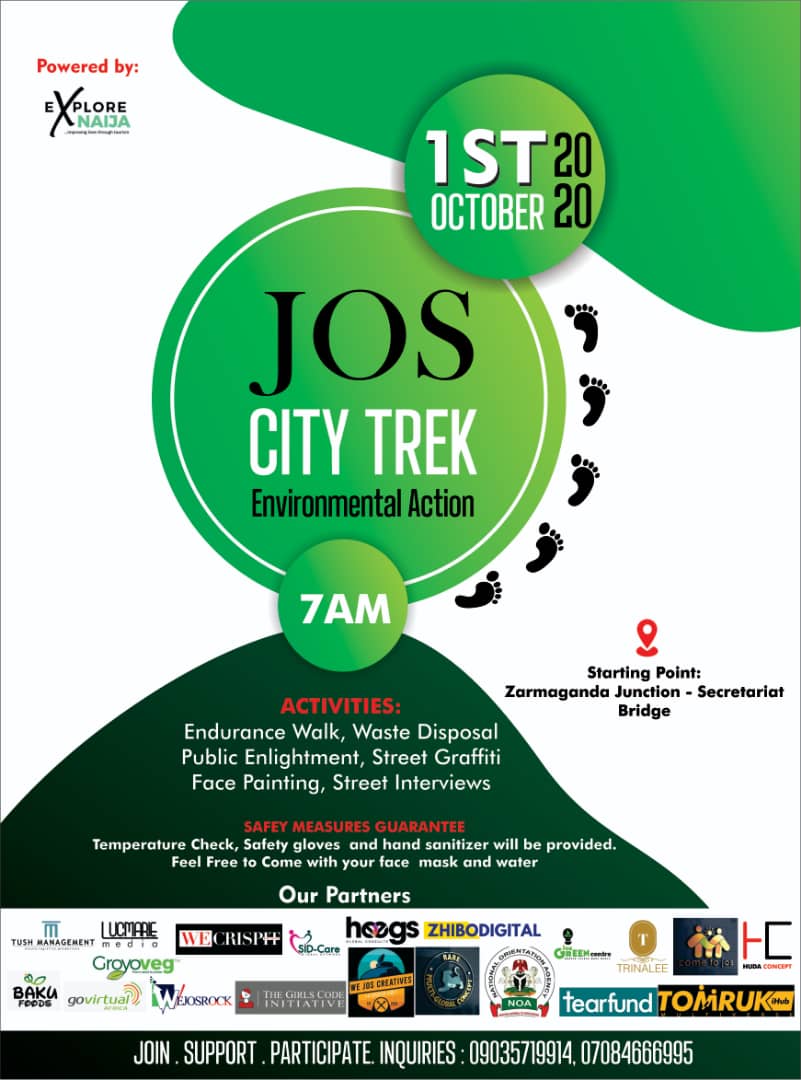 Don't Miss The Jos City Trek, Environmental Action (1st Edition)