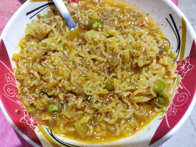 Chicken Maggi Noodles  Recipe 