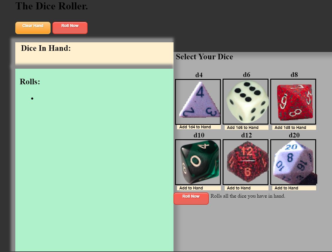 Dice Roller App