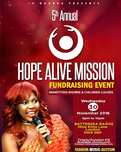 Annual Hope Alive Mission Fundraising Event