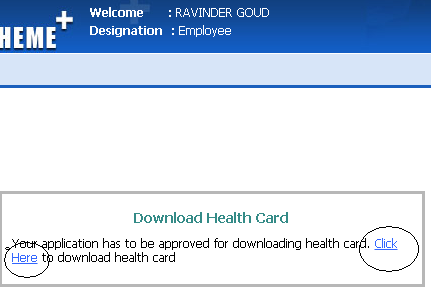Download TS Employees Health Cards Step by Step Process