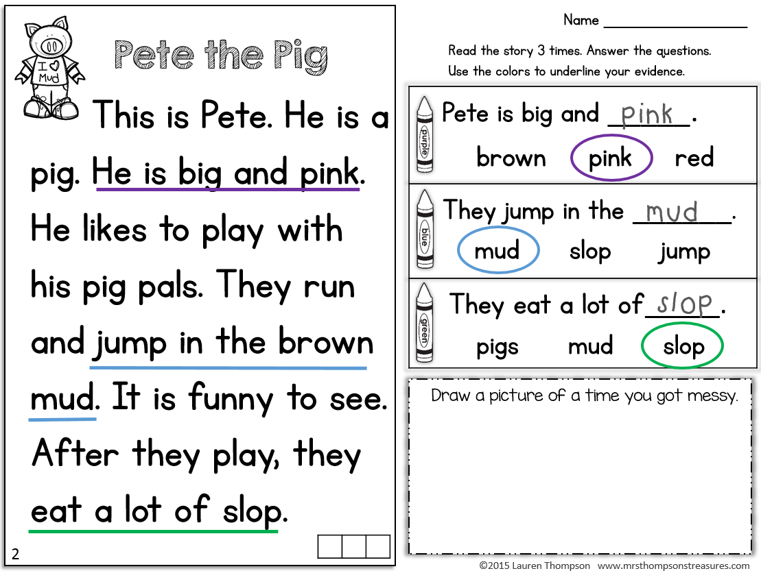 First Grade Reading Comprehension Worksheets Pdf Reading Comprehension 4th Grade