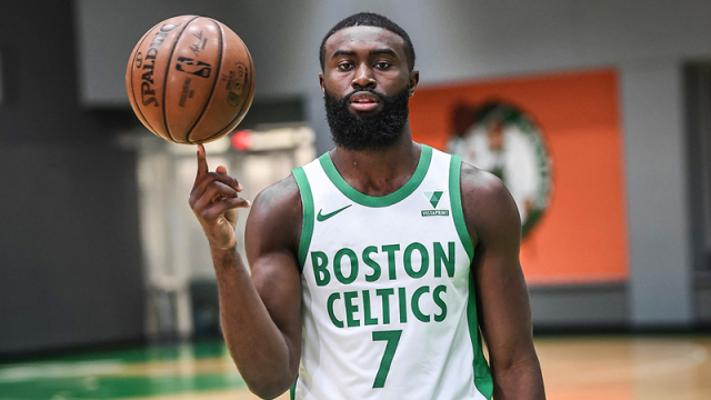 Boston Celtics reveal new jerseys with GE sponsorship patch 