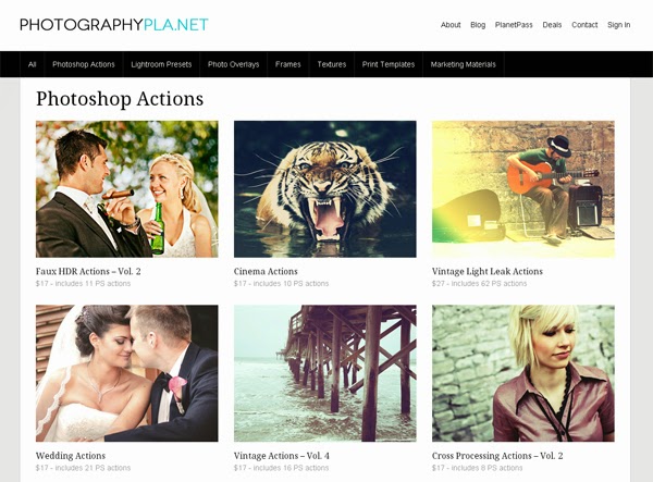 Free download Actions Photography Planet... Download plungin Actions Photography