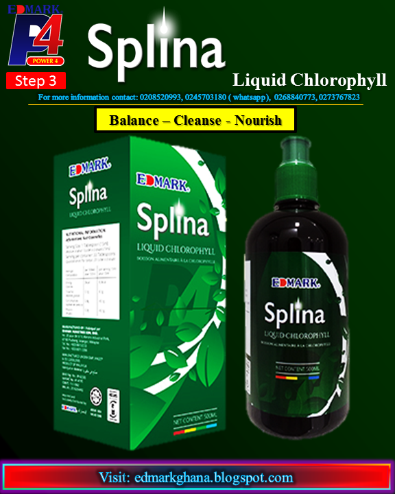 EDMARK PRODUCTS, GHANA Edmark Splina Liquid Chlorophyll