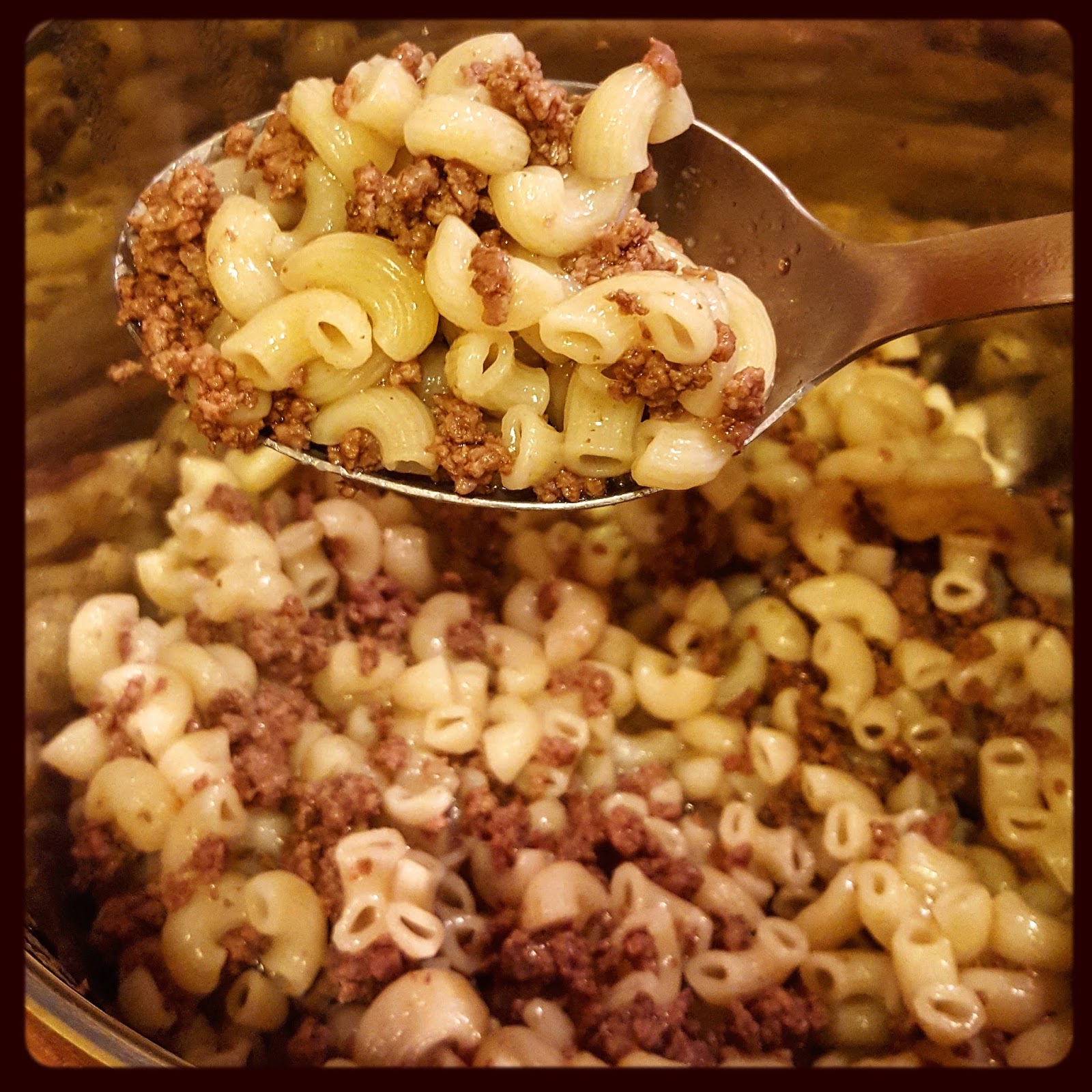 Food Under Pressure Semihomemade Beef Macaroni and Cheese [Instant